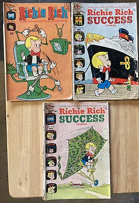 Buy RICHIE RICH Silver Age Lot Of 3 Books 1966-1969 ~ #50, Success Stories #21 & #23 • 6.35£