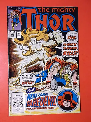 Buy THOR # 392 - VG/F 5.0 - 1st QUICKSAND APPEARANCE - 1988 DAREDEVIL COVER & APP • 4.37£