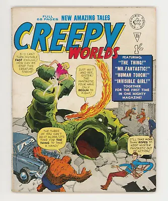 Buy Creepy Worlds #32 FN Plus - Reprints Fantastic Four #1  - Rare • 1,495£