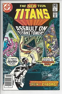 Buy New Teen Titans #7 NM (9.4) 1981 - George Perez Cover & Art - Origin Of Cyborg • 15.84£
