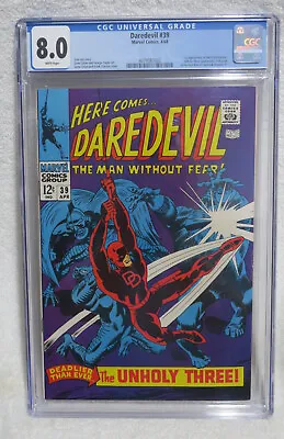 Buy Daredevil #39 Apr 1968  CGC 8.0 • 119.84£