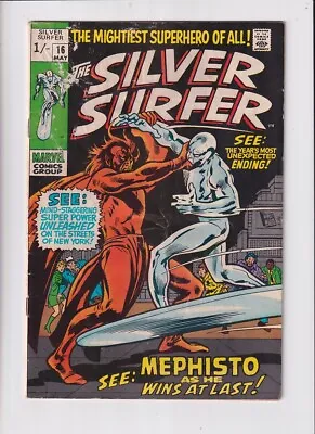 Buy Silver Surfer (1968) #  16 UK Price (3.5-VG-) (1698224) Mephisto 1970 • 63£