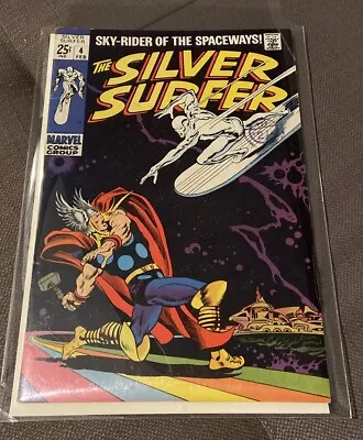Buy Silver Surfer #4 CGC FN/VF 6.5 Vs Thor! Loki Appearance! Iconic Book! Marvel • 825£