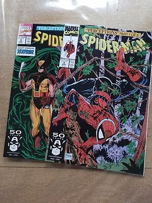 Buy Spiderman Issues 8 To 12.    5 Part Run.  Todd McFarlane.  Wolverine! • 7£