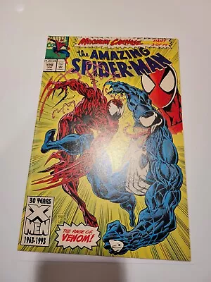 Buy The Amazing Spider-Man #378 1993 Maximum Carnage Arc Part 3 Of 14 Rage Of Venom • 10.25£