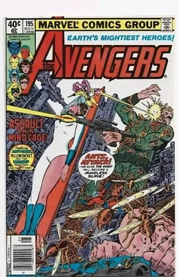 Buy The Avengers #195 Marvel Comics 1980 - 1st Cameo Appearance Of Taskmaster • 22.16£