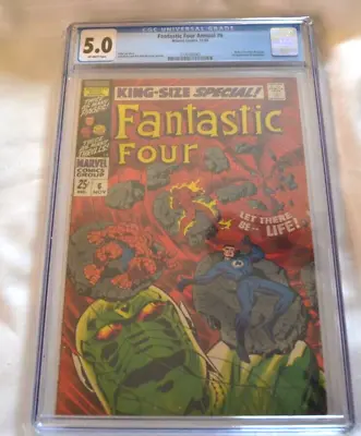 Buy Fantastic Four Annual #6 CGC 5.0 First Appearance Of Annihilus!!! • 119.27£