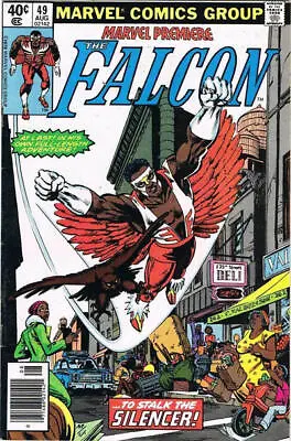 Buy Marvel Premiere (1972) #  49 Newsstand (7.0-FVF) Falcon, Frank Miller Cover 1979 • 9.45£