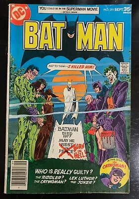 Buy DC Comics Batman 1977 #291 Sept Who Is Really Guilty? Catwoman! • 30.08£