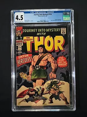 Buy Journey Into Mystery #124 CGC 4.5 (1965) - Thor - Hercules App - Stan Lee Story • 102.90£