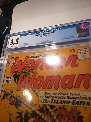 Buy Wonder Woman #121 GD/VG 3.5 1961 CGC 437618020 • 107.33£