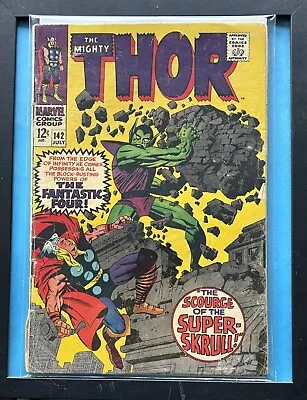 Buy Thor #142 Super Skrull 1967/Stan Lee, And Jack Kirby 😮 • 16.01£