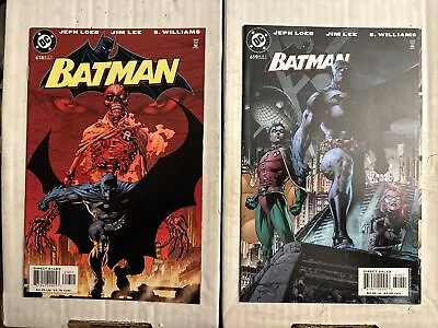 Buy Batman #618 #619 2003 DC Comics Hush Jim Lee Jeff Loeb HIGH GRADE TWO BOOK LOT • 7.94£