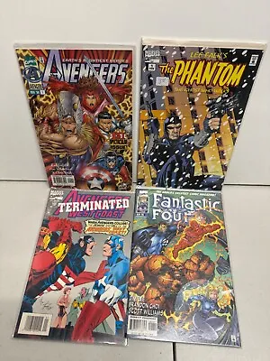Buy Marvel Comics Lot Of 4: Phantom, Avengers, Fantastic Four, Avengers West Coast • 17.04£