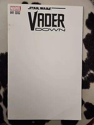 Buy Star Wars: Vader Down #1 (2016) Marvel Comics Blank Sketch Variant Cover VF Cond • 9.18£