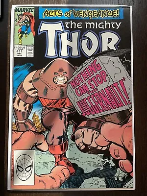 Buy Mighty Thor 411 - 1989 - 1st Cameo New Warriors, Night Thrasher • 16.56£