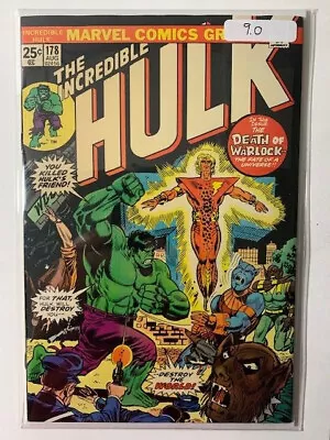 Buy Incredible Hulk #178 VF/NM 9.0!  Death  Adam Warlock! • 84.70£