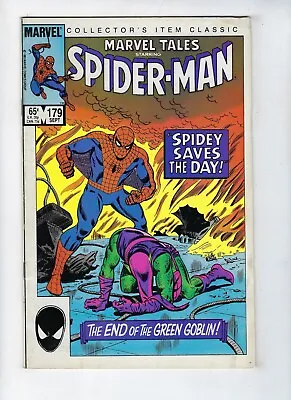 Buy MARVEL TALES # 179 (Amazing Spider-Man #40, GREEN GOBLIN Origin, Sept 1985) FN- • 6.95£