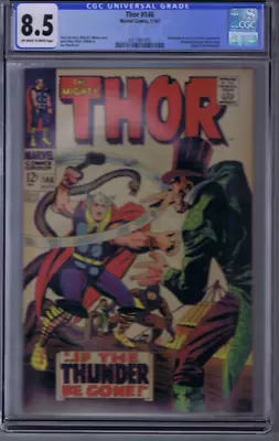 Buy Thor #146 Marvel 1967 CGC 8.5 ( VERY FINE +) Ringmaster Story Origin Of Inhumans • 120.47£