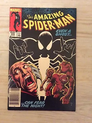 Buy Amazing Spider-man Issue Number 255 1st Black Fox Marvel Comics 1984 Cents Cover • 19.99£