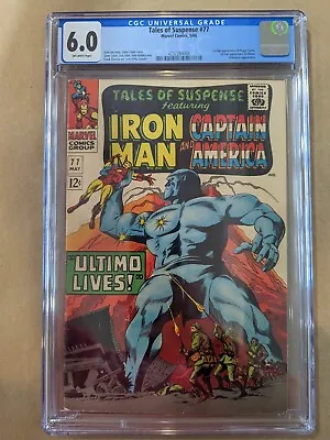 Buy Tales Of Suspense #77 Cgc 6.0   1st Appearance Peggy Carter & Ultimo  🌟 • 118.74£