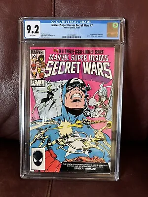 Buy Marvel Super Heroes Secret Wars #7 Marvel Comics, 11/84 CGC 9.2  WP. 1st App. • 63.56£