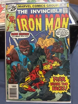 Buy Invincible Iron Man Issue 88 Tony Stark Blood Brothers Marvel Comic Book 1976 • 11.86£