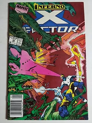 Buy X-Factor (1986) #36 - Fine - Inferno, Newsstand Variant  • 2.37£