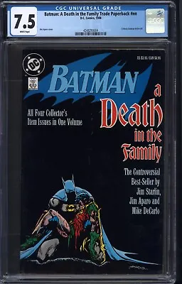 Buy Batman: A Death In The Family TPB - First Print - CGC 7.5 - 4248293004 • 40.03£