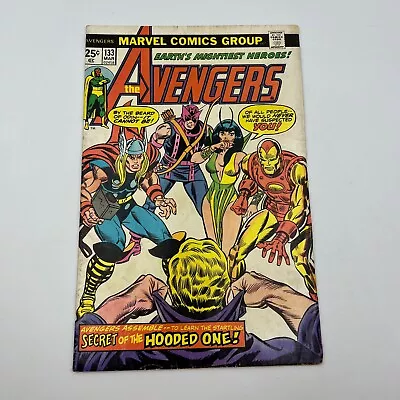 Buy AVENGERS #133 1975 Origins Mantis Vision Kree / Skrull War Cotati • 12.04£