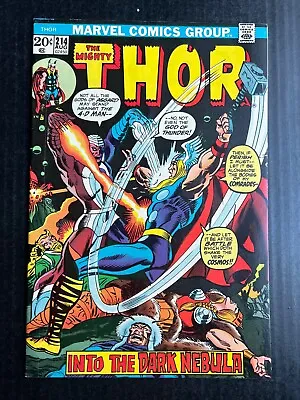 Buy THOR #214 August 1973 Avengers First Appearance Xorr God Jewel • 36.18£