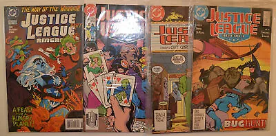 Buy Justice League America Lot Of 4 #26,28,43,102 DC (1989) Comic Books Comics • 2.56£