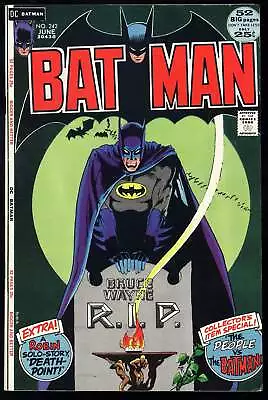 Buy Batman #242 DC 1972 (VF-) 1st App Of Bruce Wayne As Matches Malone! L@@K! • 57.18£