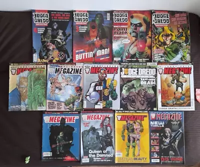 Buy 5x Judge Dredd Megazines & 8x 2000AD Megazines Magazines Comics Bundle 2000-2011 • 2.99£
