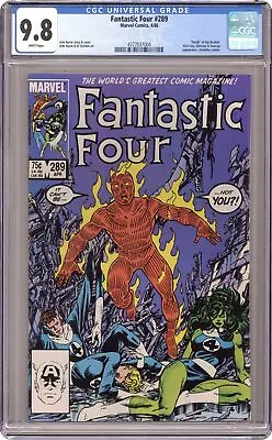 Buy Fantastic Four #289 CGC 9.8 1986 4377037004 • 66.51£