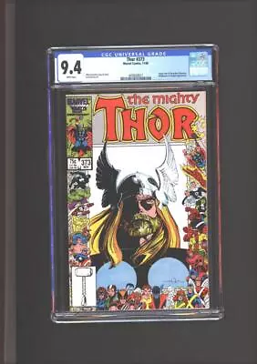 Buy Thor #373 CGC 9.4 Angel, Hela & Marauders App 1986 • 39.41£