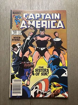 Buy Vintage Captain America #295 - 1984 -J.M. DeMatteis - First Sisters Of Sin Cover • 4.73£