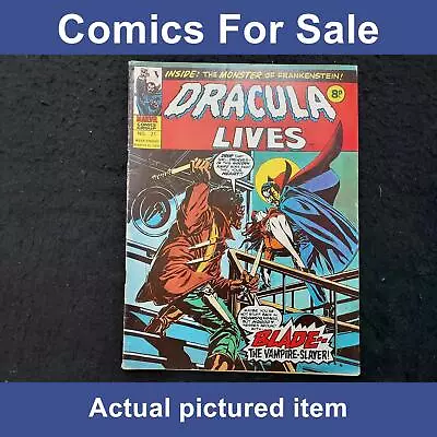 Buy Dracula Lives #21 Comic - Marvel UK 1975 - 1st UK Blade (LOT#12364) • 49.99£