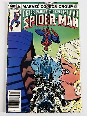 Buy Spectacular Spider-Man #82 (1983) 1st Punisher/Kingpin Battle  | Marvel Comics • 5.09£