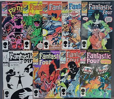 Buy (9) Fantastic Four #270 - 279 Lot Run Marvel Comics 1984 271 272 274 275 276 277 • 23.79£