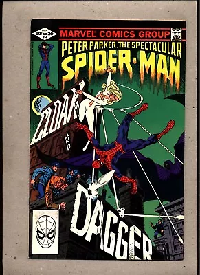 Buy PETER PARKER, THE SPECTACULAR SPIDER-MAN #64_MARCH 1982_VF-_1st CLOAK & DAGGER! • 12.50£