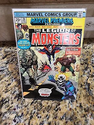 Buy Marvel Premiere #28 Marvel Comic 1st Legion Of Monsters Ghost Rider • 98.83£