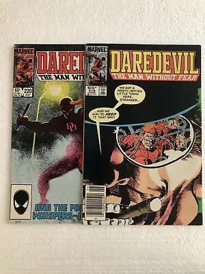 Buy Daredevil  #215 216 217 218 229 220 VF To NM- MAZZUCHELLI Windsor-Smith Miller • 19.76£