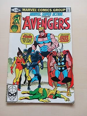 Buy Marvel Super Action # Issue 29  March 1981 Marvel Comics The Avengers Very Good • 12.95£