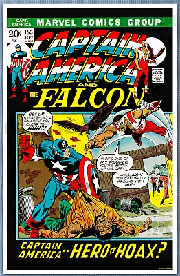 Buy Recalled, Racist Captain America #153 11 X 17 Poster 1992 Falcon, Rare • 8.03£