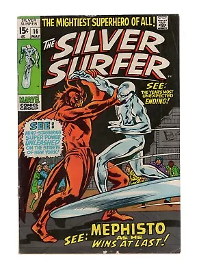 Buy Silver Surfer #16 - Mephisto Appearance - Lower Grade Plus • 40.21£