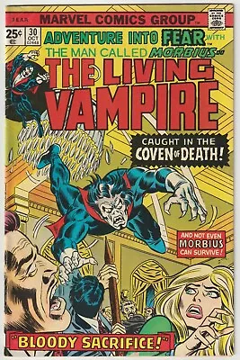 Buy Adventure Into Fear #30 With Morbius (Marvel 1970 Series) FN • 8.95£