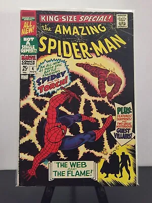 Buy The Amazing Spider-Man (Special King-Size Annual Comic #4) 3rd Mysterio (1967) • 79.05£