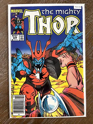 Buy The Mighty Thor #348 Marvel Comic Book Newsstand 7.5 Ts12-203 • 7.90£