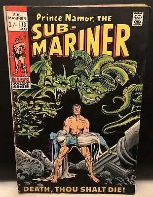 Buy Sub-Mariner #13 Comic , Marvel Comics Silver Age 3.0 • 11.09£